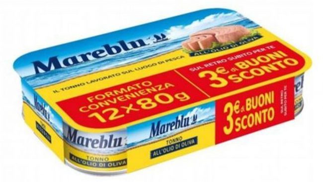 Tonno Mareblu ritira lotti di scatolette