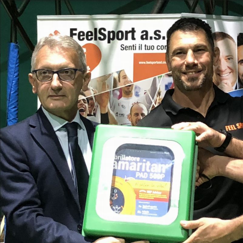 Nuovo defibrillatore per Sport-Terapia, lo dona ANCoS