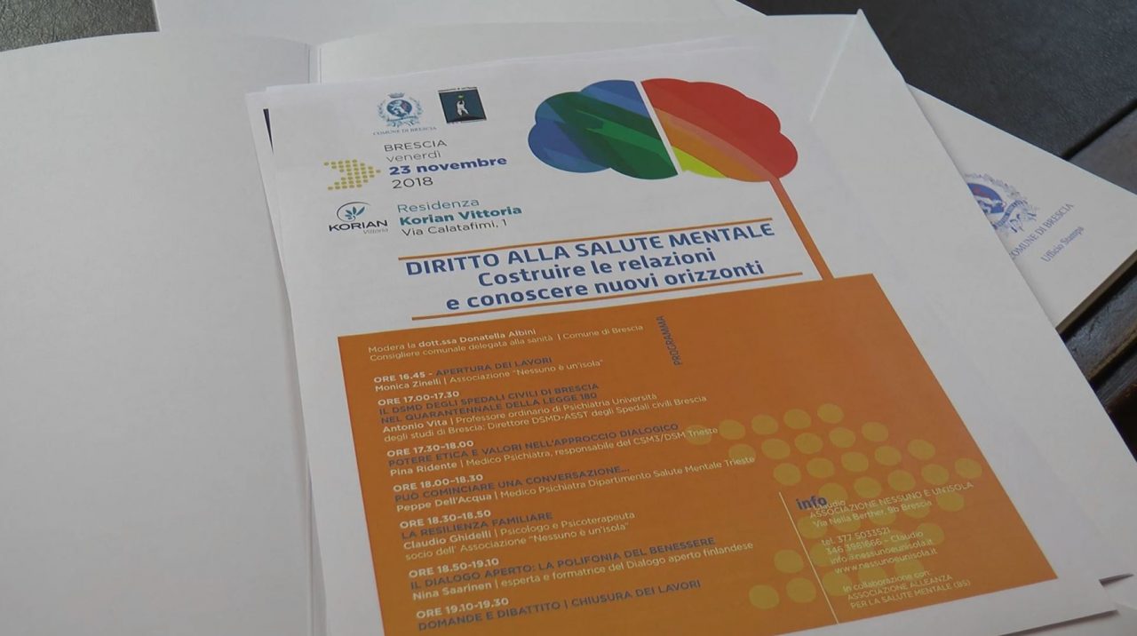 Diritto alla Salute Mentale, una giornata per aiutare chi soffre