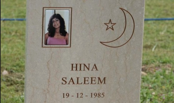 Hina Saleem senza pace: tolta la foto della tomba dal fratello