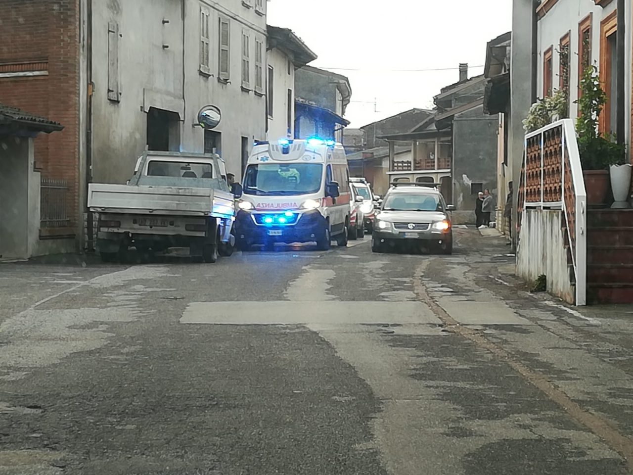 Caduta da codice rosso a Offlaga