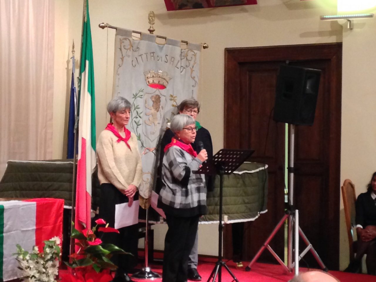 La staffetta partigiana oggi pomeriggio a Salò