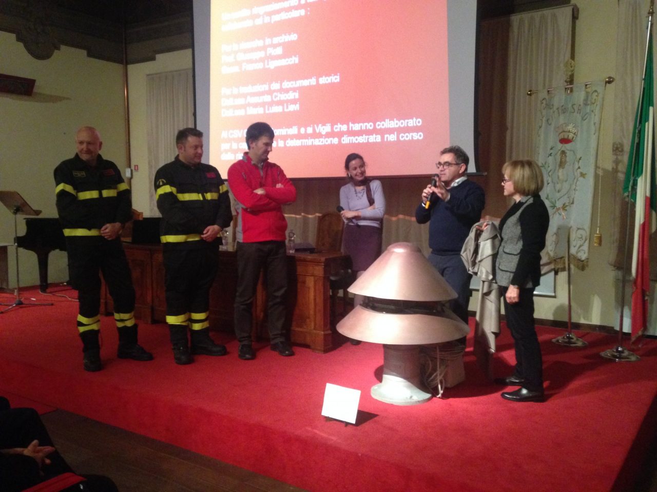 Restaurata e restituita alla città di Salò la sirena dei Vigili del Fuoco