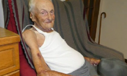 Calvisano piange nonno Giulio Comini, 105 anni appena compiuti