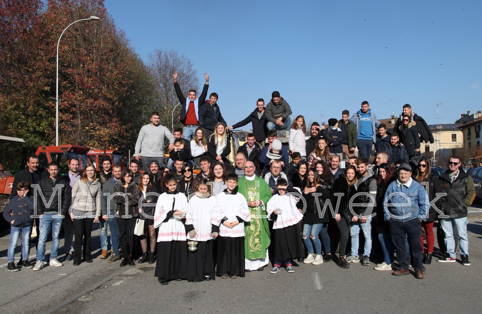 Il ringraziamento con don Federico a Pontevico