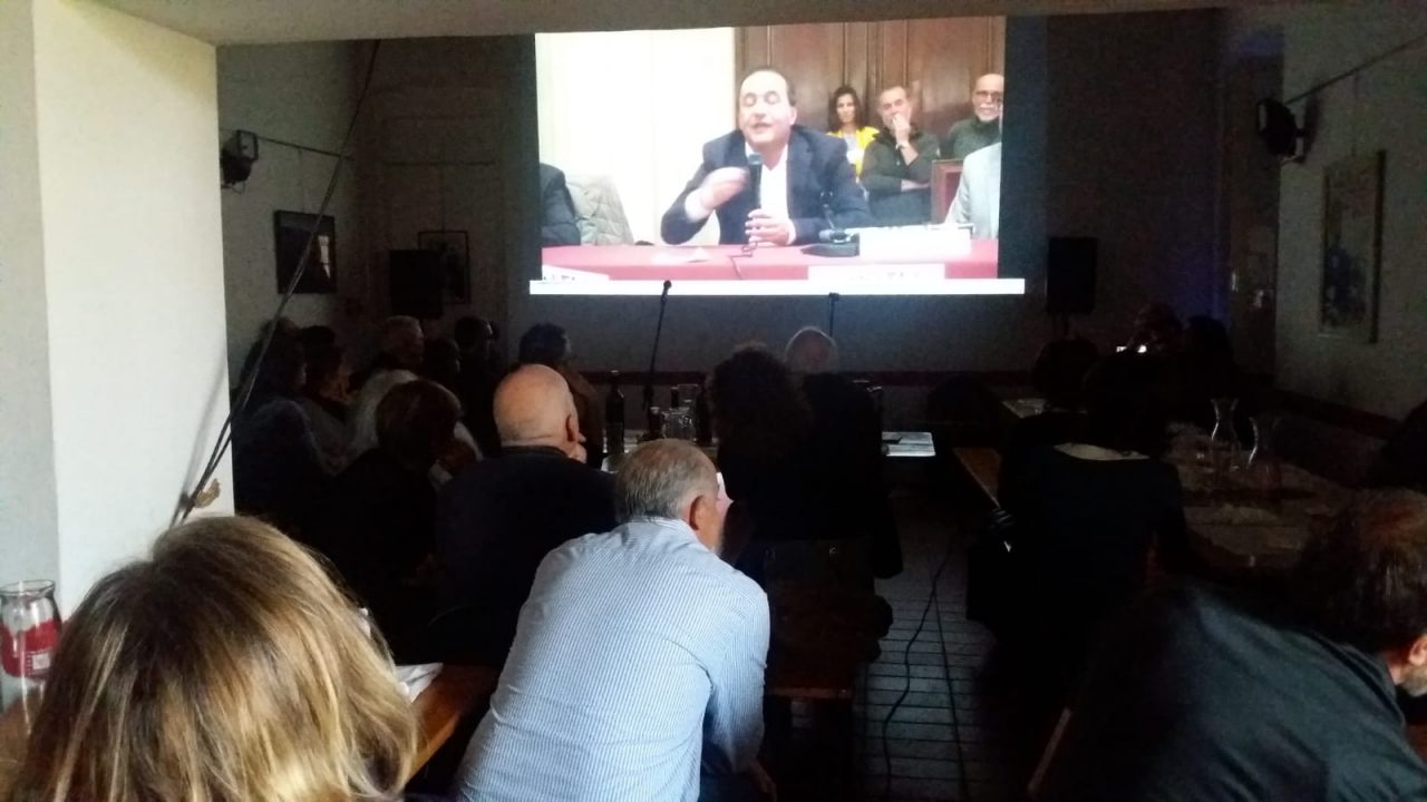 Pranzo solidale a Cazzago, il contributo servirà per le spese legali di Mimmo Lucano FOTO