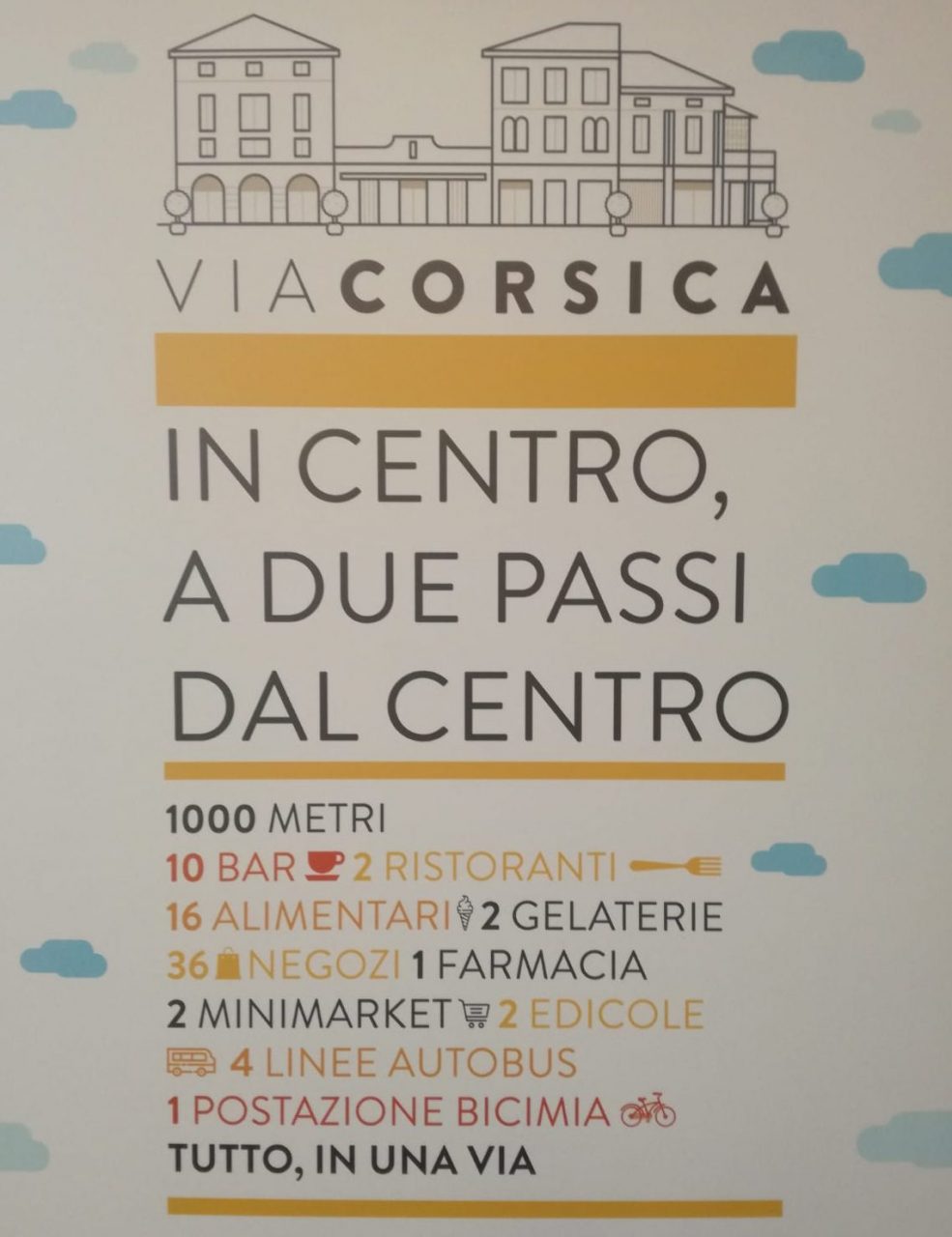 In centro a due passi dal centro, la nuova via Corsica