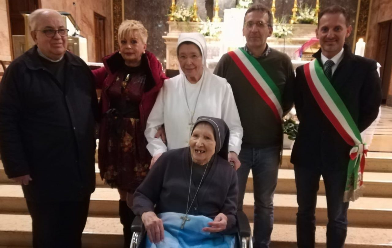 Un secolo di carità: Suor Francesca ha compiuto 100 anni