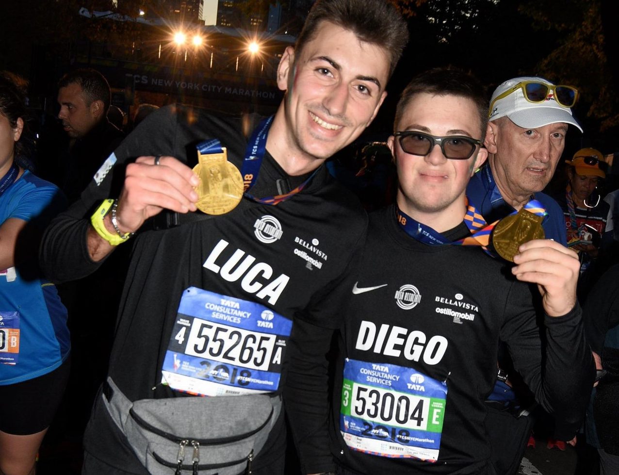 Due fratelli da Corte Franca alla Maratona di New York
