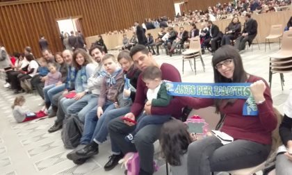 Il bimbo che ha interrotto l’udienza del Papa VIDEO