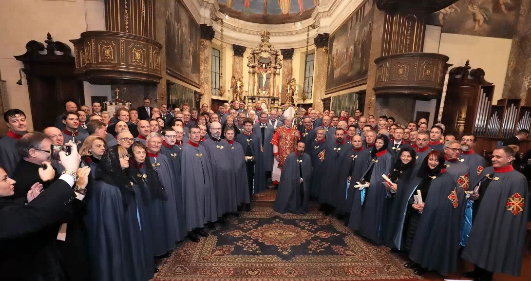 In abbazia a Montichiari l’investitura di Dame e Cavalieri