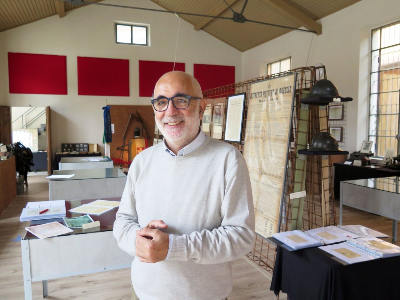 Intervista e percorso VIDEO della mostra sulla Grande guerra a Roccafranca