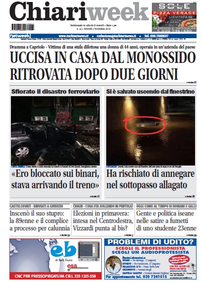 ChiariWeek in edicola il numero del 2 novembre