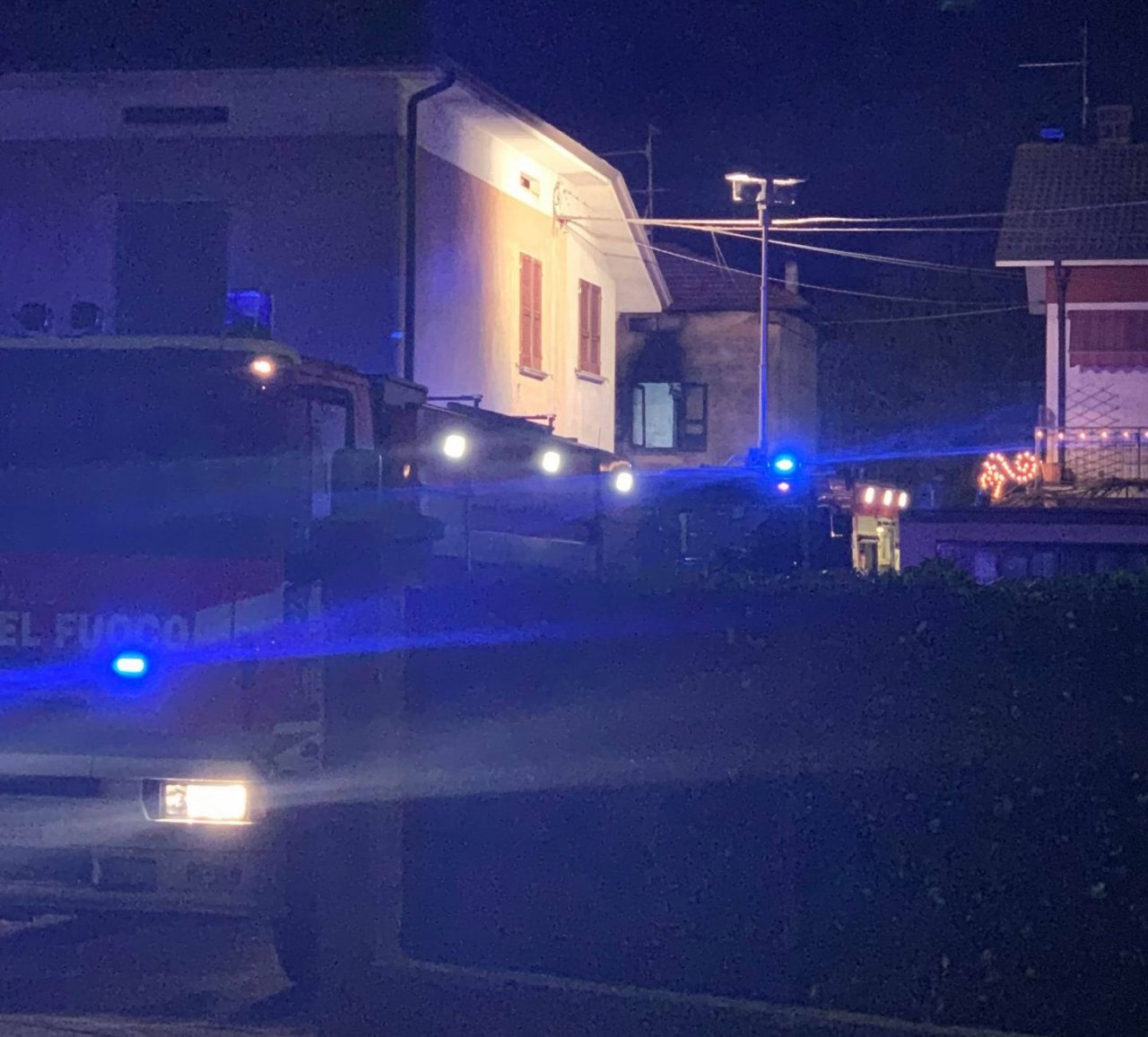 Appartamento in fiamme a San Pancrazio