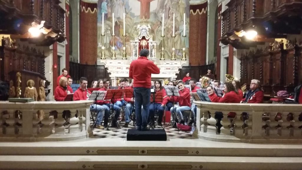 Concerto natalizio della civica banda Vinaccesi di Offlaga