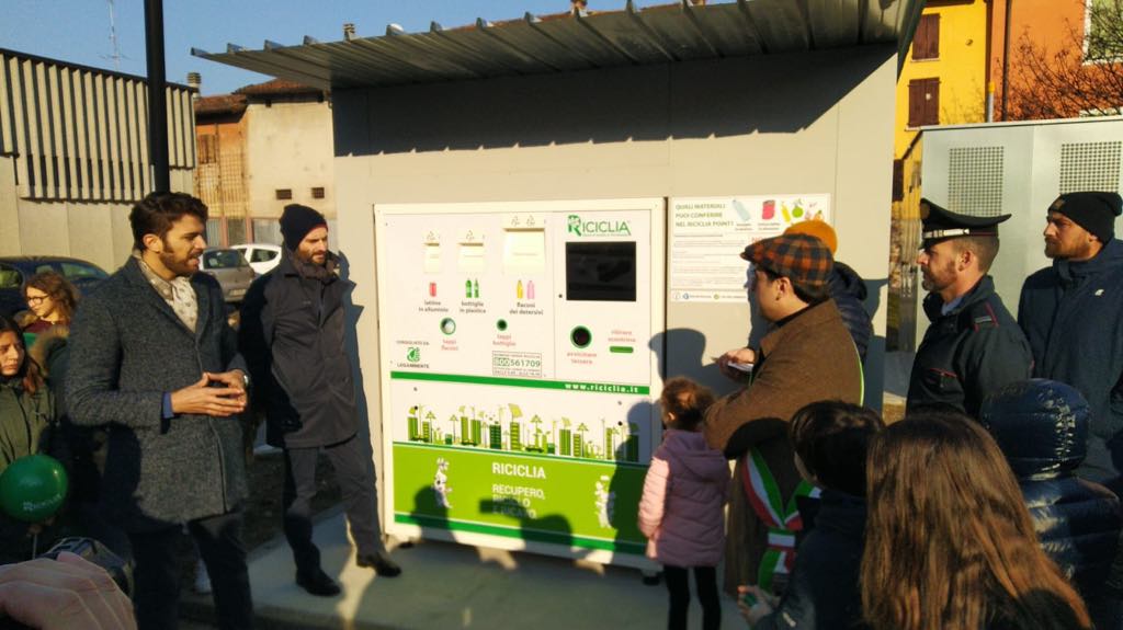 Inaugurazione a Gottolengo dell’ecocompattatore