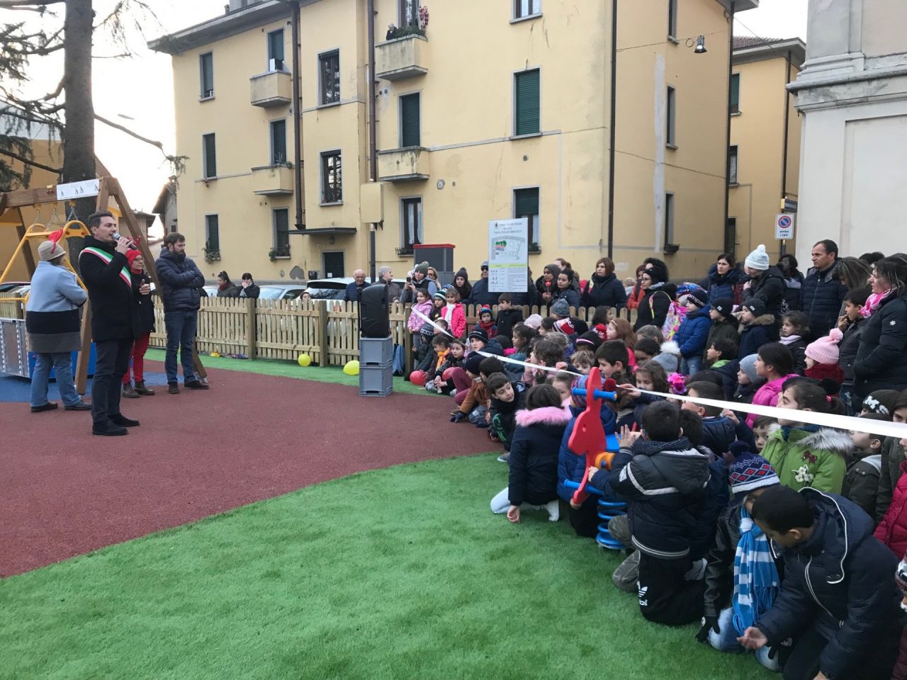 Inaugurato il parco di viale Mellini a Chiari