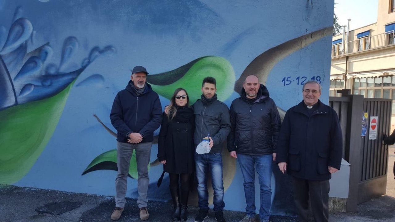 Inaugurato a Rovato il Murales di Cogeme