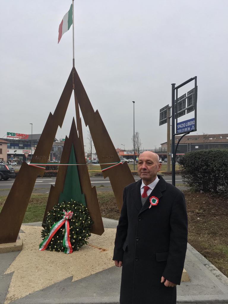 Presentato nuovo monumento di Luciano Rizzi a Orzinuovi