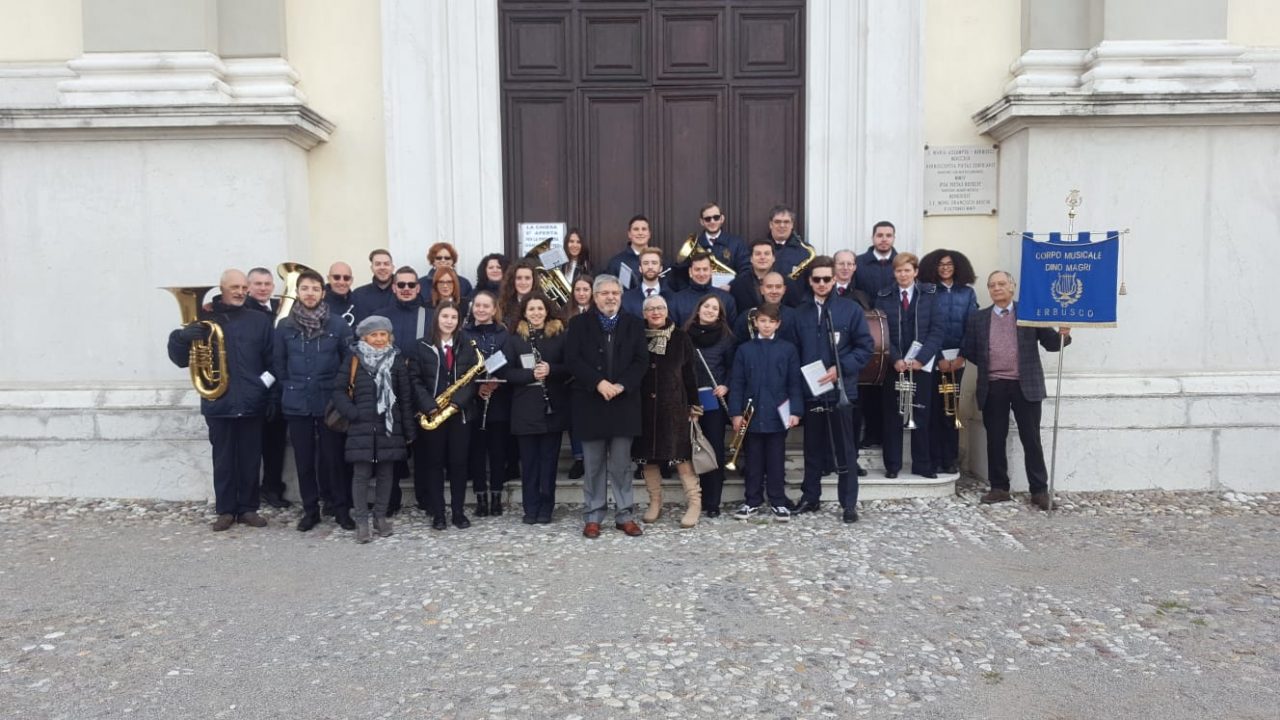 Santa Cecilia banda in festa a Erbusco VIDEO