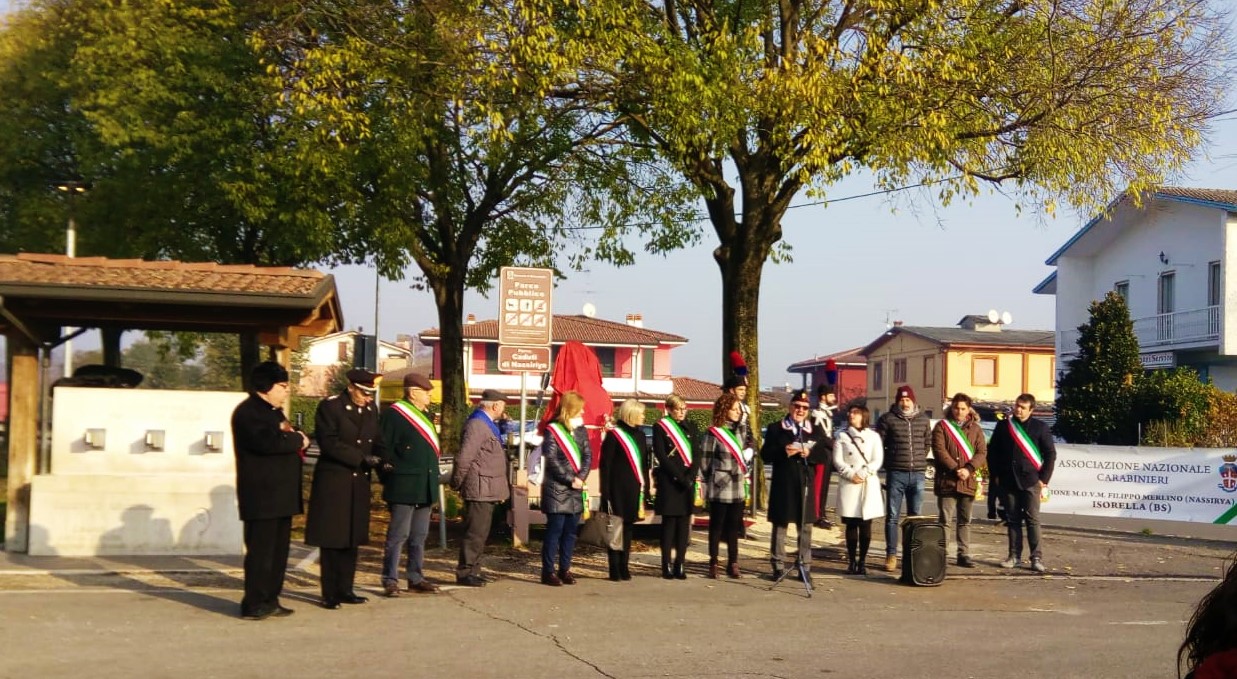 Inaugurato a Remedello il parco dedicato ai Caduti di Nassiriya – VIDEO