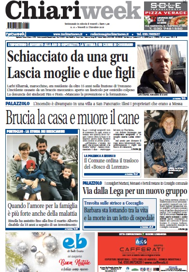 ChiariWeek in edicola il numero del 21 dicembre