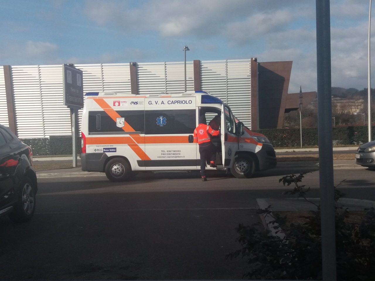 Soccorso un bambino a Capriolo
