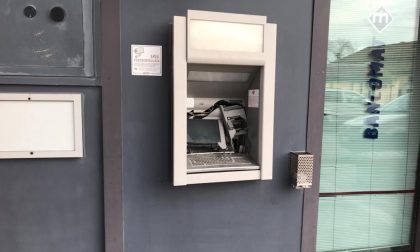 Bancomat esploso alla filiale Mps di Borgosatollo FOTO
