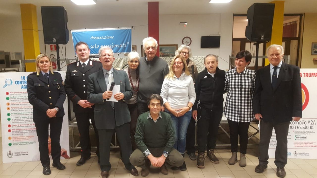 Contro le truffe un pomeriggio in casa di riposo a Rovato