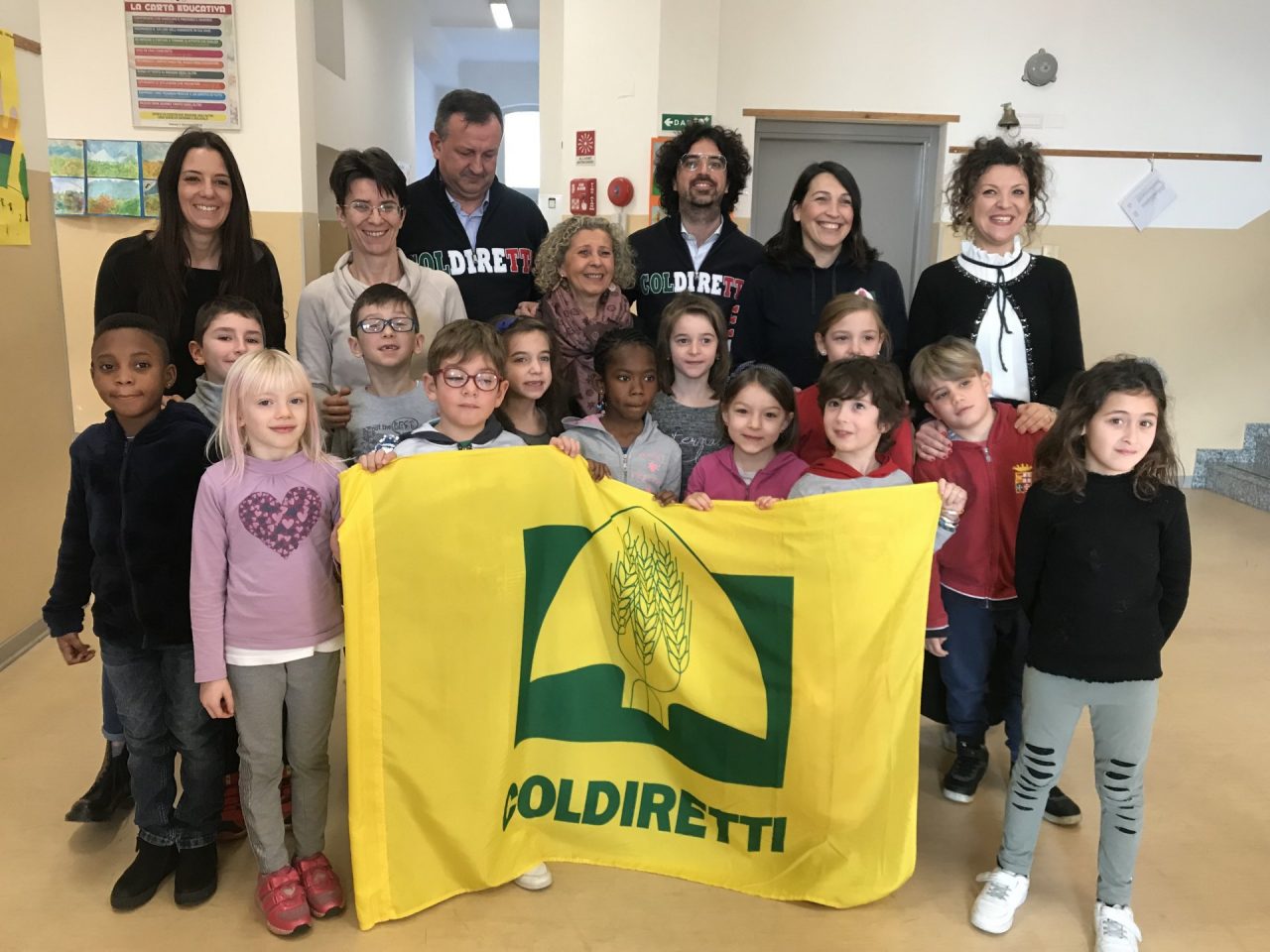 Coldiretti ha conquistato i piccoli della scuola di Villa di Erbusco FOTO E VIDEO