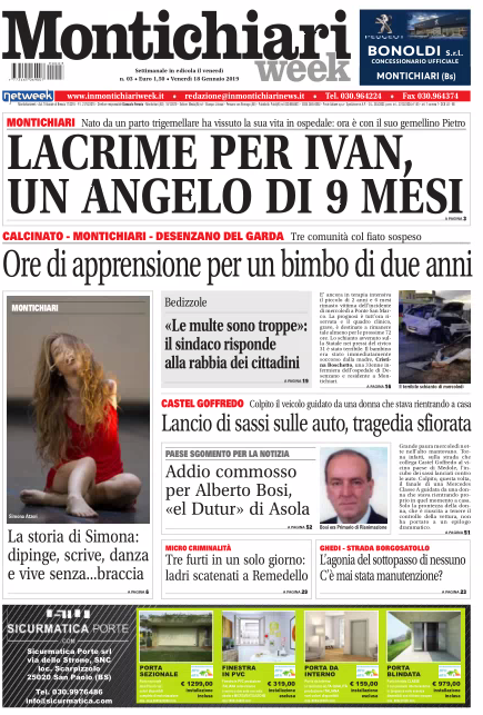 MontichiariWeek è in edicola