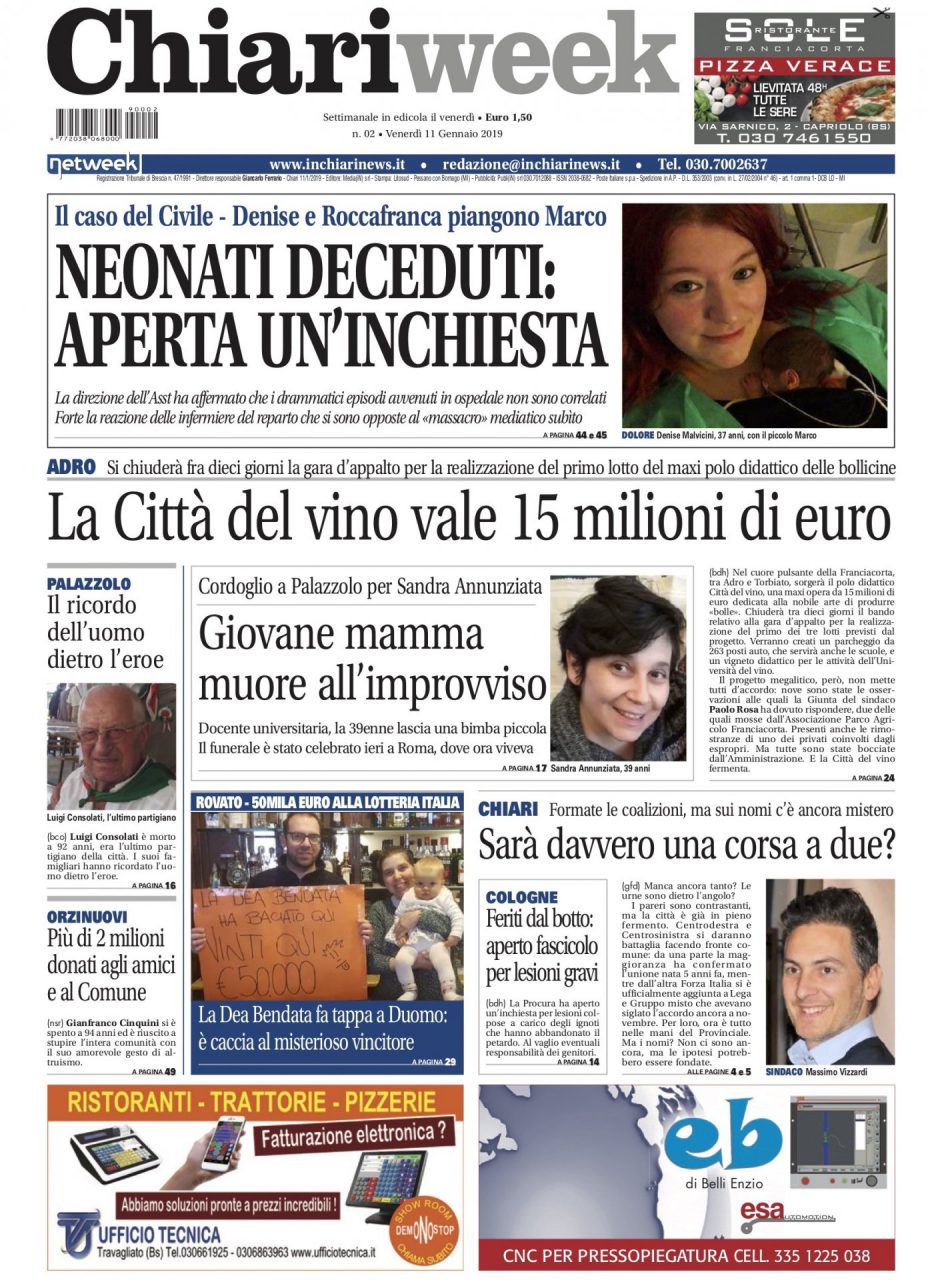 La nuova edizione di ChiariWeek è in edicola