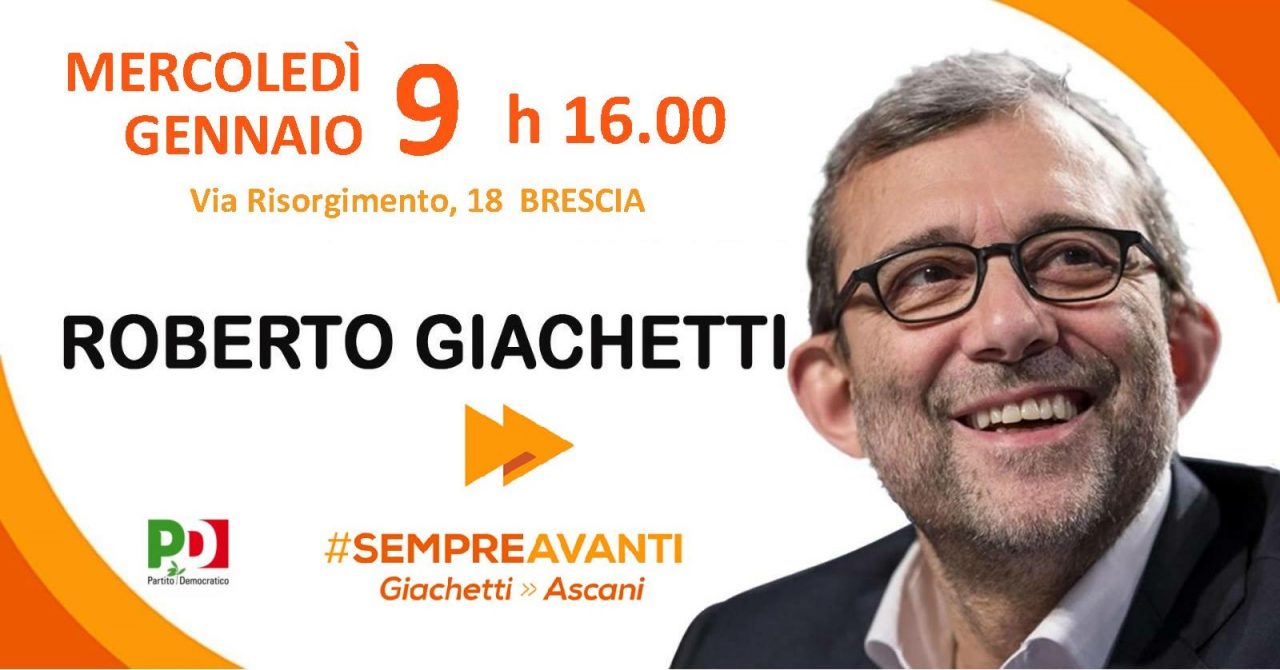 Roberto Giachetti incontra Brescia