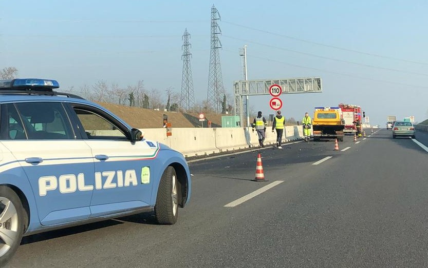 Incidente in autostrada: ferito un anziano
