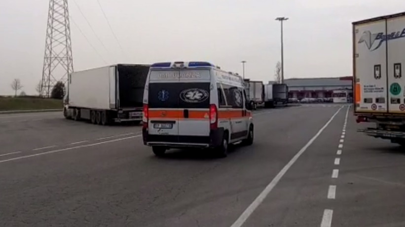 Infortunio sul lavoro al polo logistico di Chiari