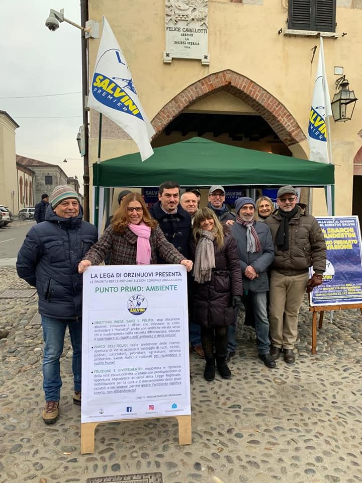 Lega in “pole” per la campagna elettorale di Orzinuovi