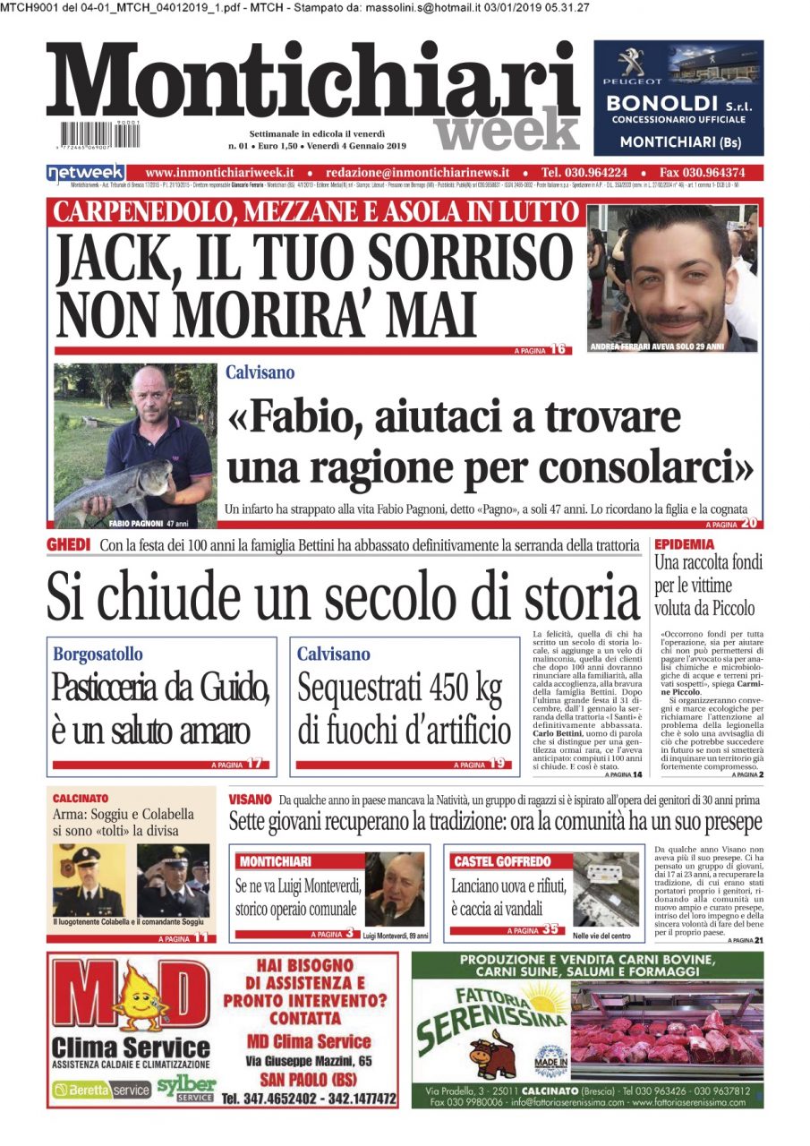 Montichiari week è in edicola