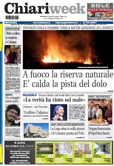 ChiariWeek in edicola il numero del 18 gennaio