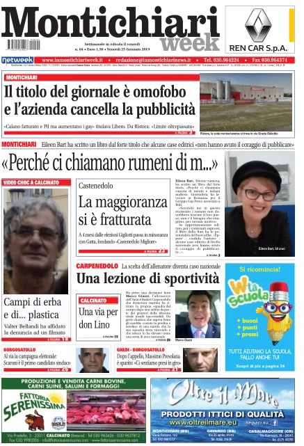 MontichiariWeek è in edicola