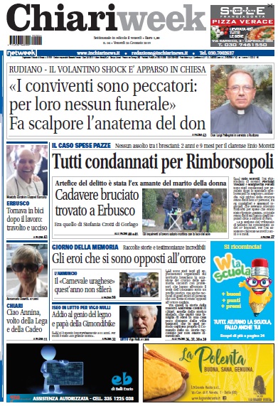 ChiariWeek in edicola il numero del 25 gennaio