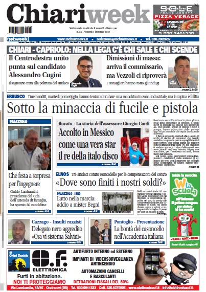 ChiariWeek in edicola il numero del 1 febbraio