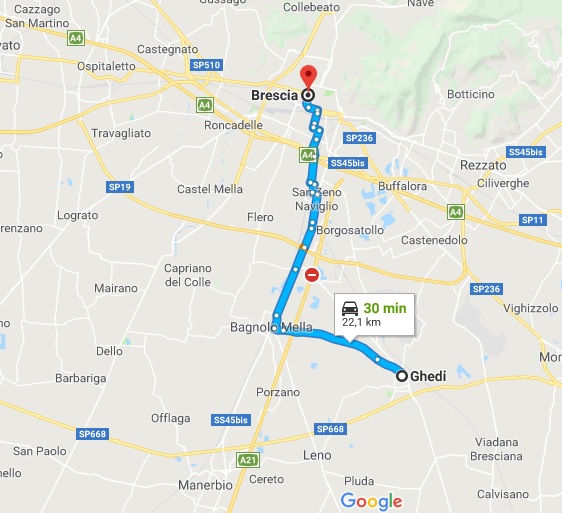 Chiusura sottopasso via Borgosatollo, le strade alternative per Brescia
