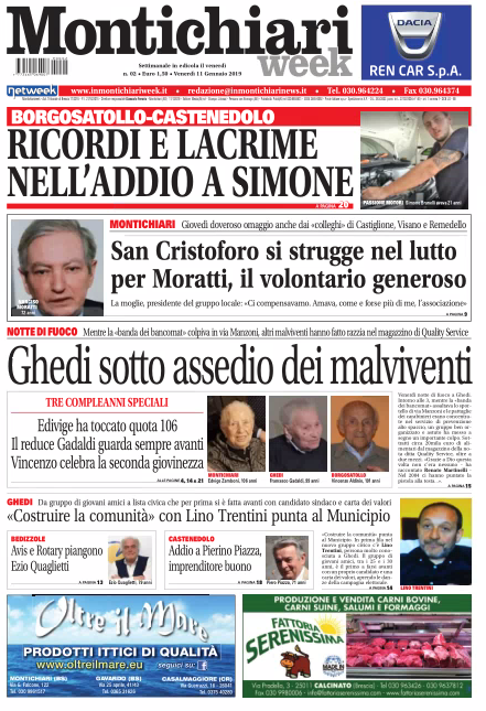 MontichiariWeek è in edicola