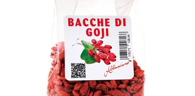 Richiamate frutta secca e bacche di goji