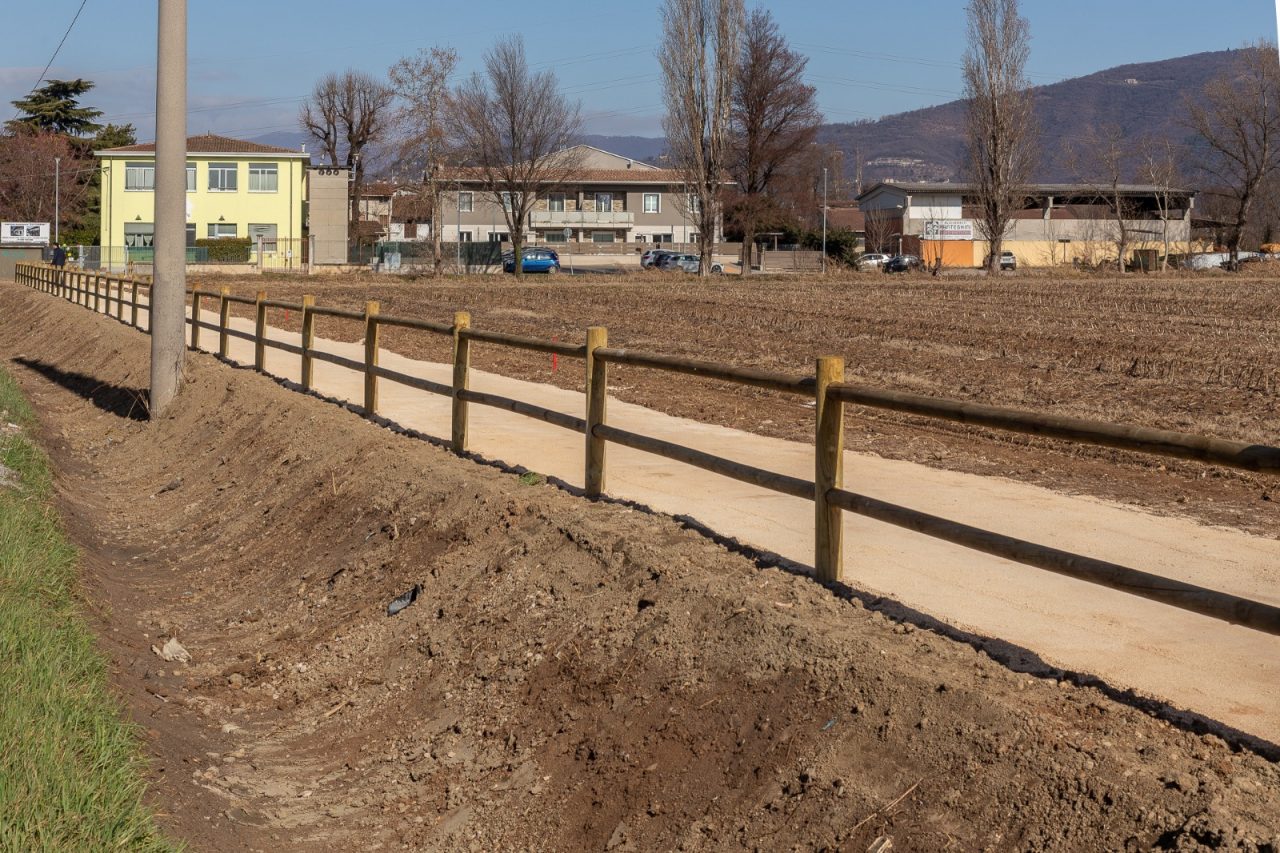 Da Borgosatollo alle frazioni a piedi o in bici? Ora si può