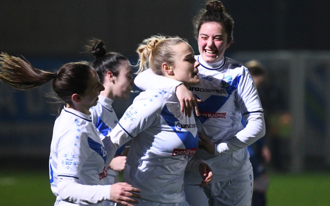 Calcio femminile: il Brescia batte il Montorfano e si piazza secondo