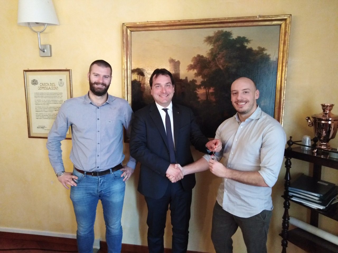 Consegnate le chiavi della Spiaggia d’oro di Desenzano