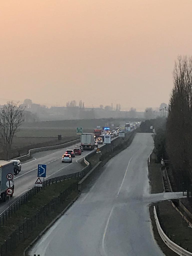 Doppio incidente sulla Tangenziale all’altezza di Calcinato
