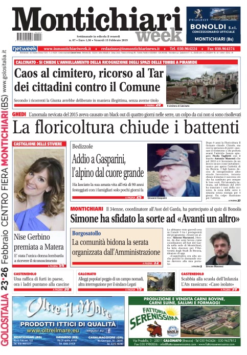 Montichiari week è in edicola