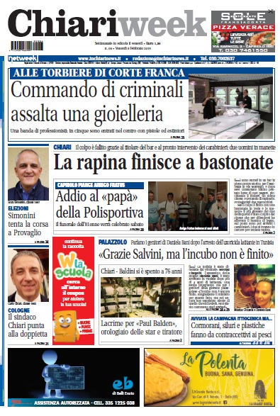 ChiariWeek in edicola il numero dell’8 febbraio